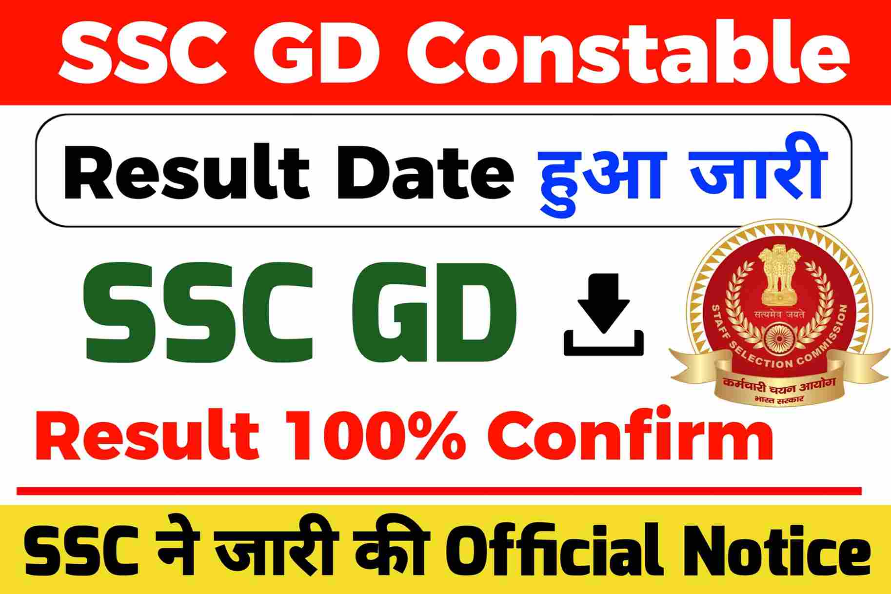 SSC GD Constable 2024 Result, Answer Key, Cutoff